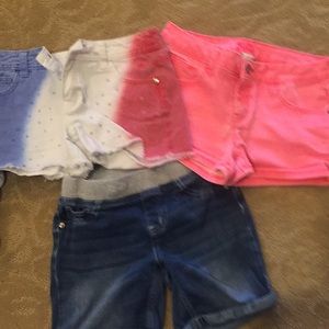 3 pair Justice shorts/all gently used